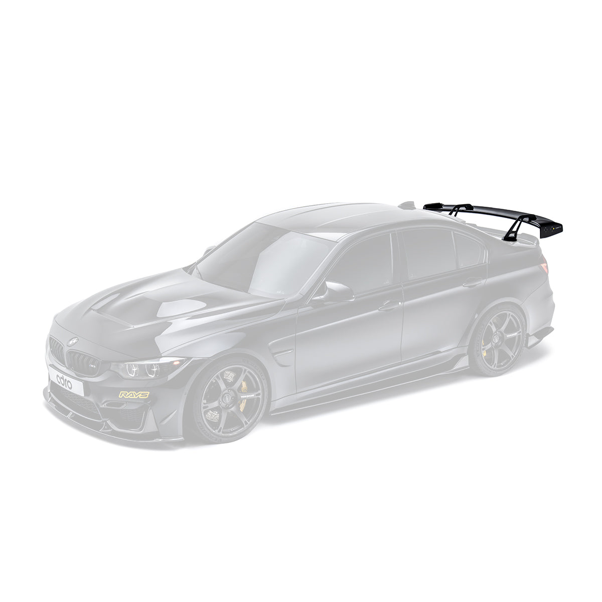 Aleron ADRO estilo cuello cisne para BMW F80 M3 AT-R1