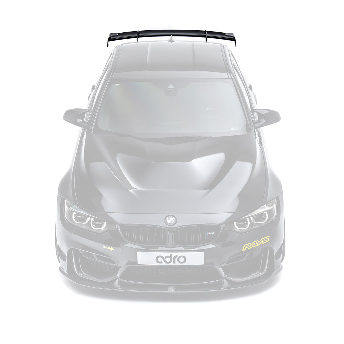 Aleron ADRO estilo cuello cisne para BMW F80 M3 AT-R1