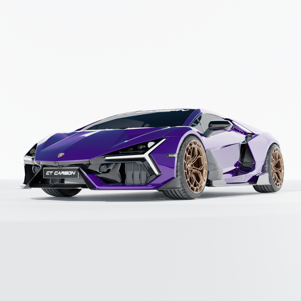 Añadido delantero en carbono para Lamborghini Revuelto - CT Design