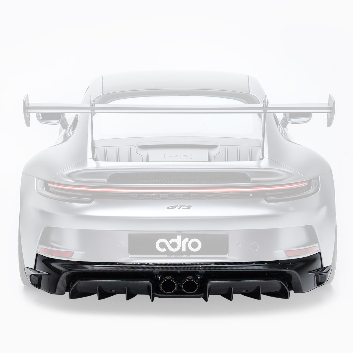 Difusor trasero ADRO para  Porsche 992.1 GT3