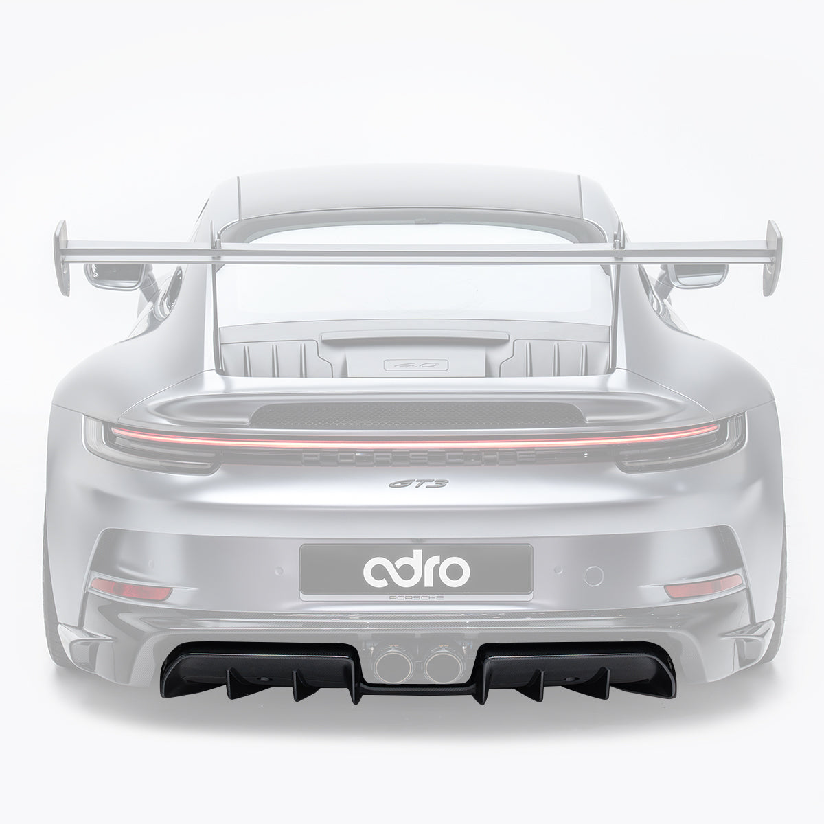 Difusor trasero ADRO para  Porsche 992.1 GT3