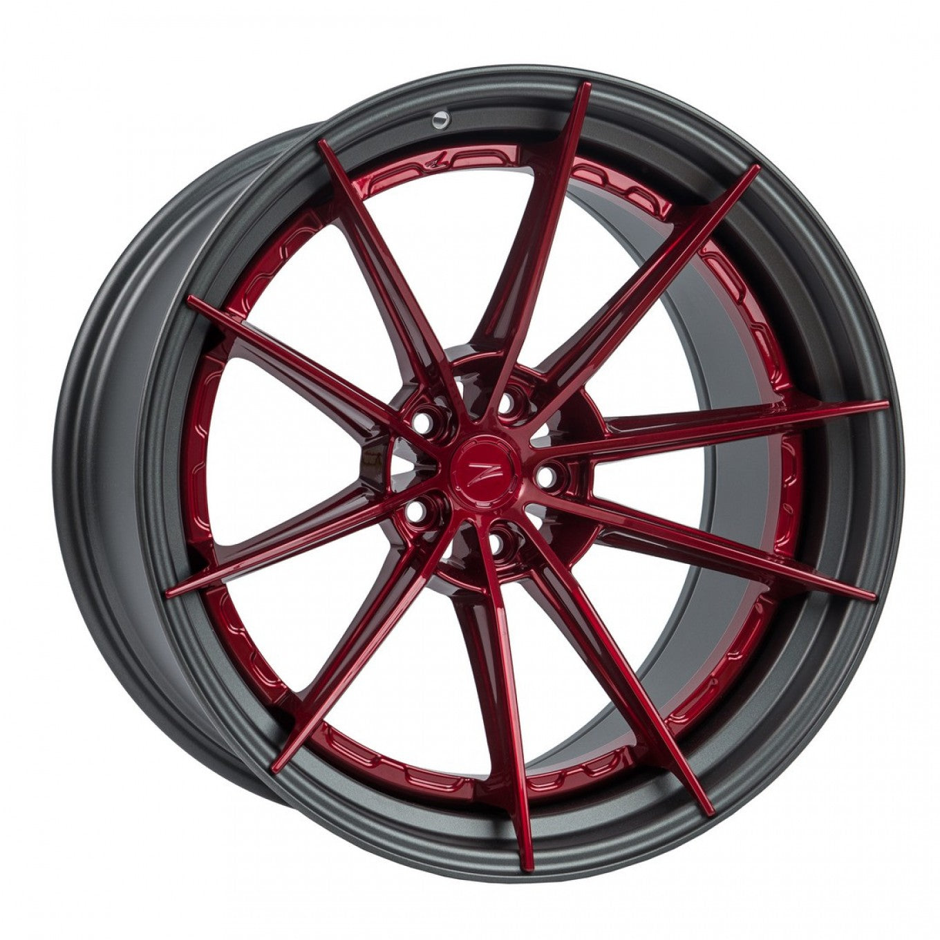 ZP.MODULAR I en rojo sangre y aro gunmetal mate | Para BMW - Importworks SP
