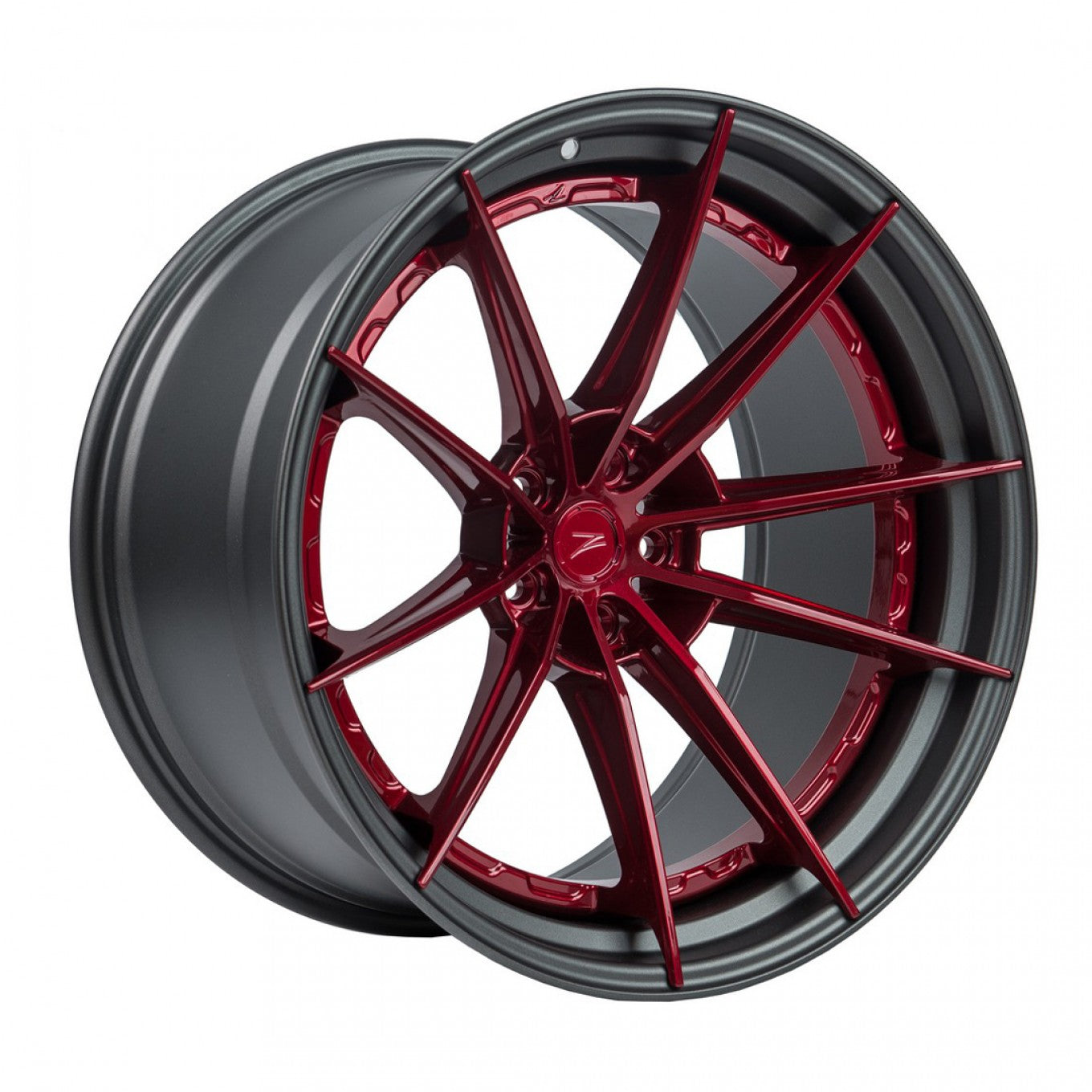 ZP.MODULAR I en rojo sangre y aro gunmetal mate | Para BMW - Importworks SP
