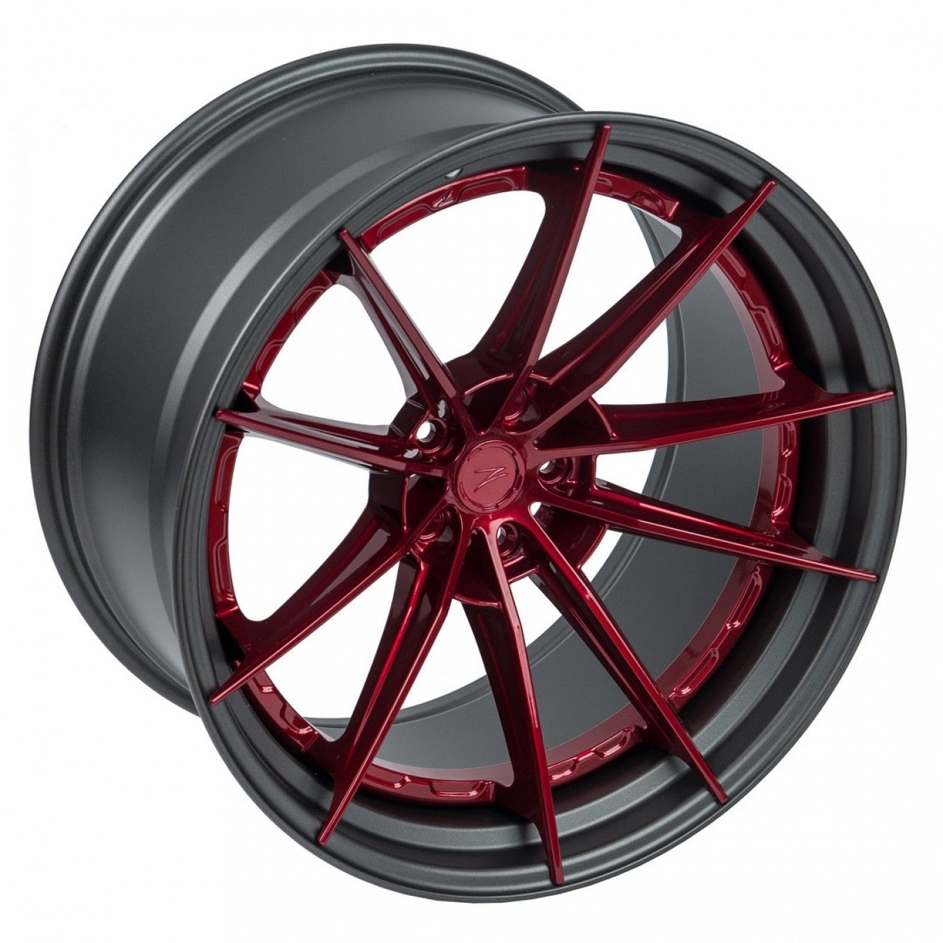 ZP.MODULAR I en rojo sangre y aro gunmetal mate | Para BMW - Importworks SP
