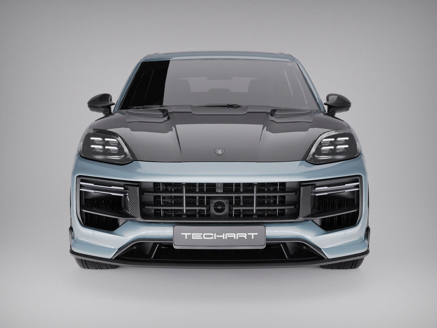 Añadido delantero Techart para Porsche Cayenne E3.2 SportDesign / Turbo (I)
