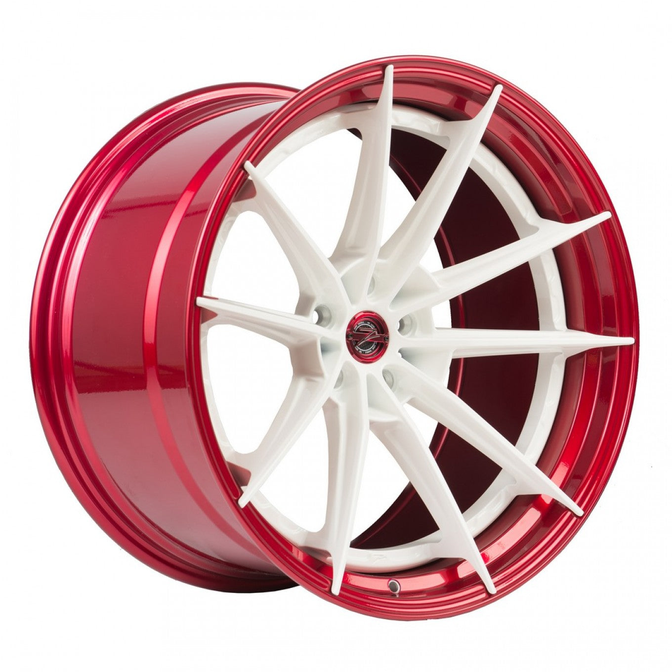 ZP.MODULAR 1 en blanco y aro rojo candy | Para BMW - Importworks SP