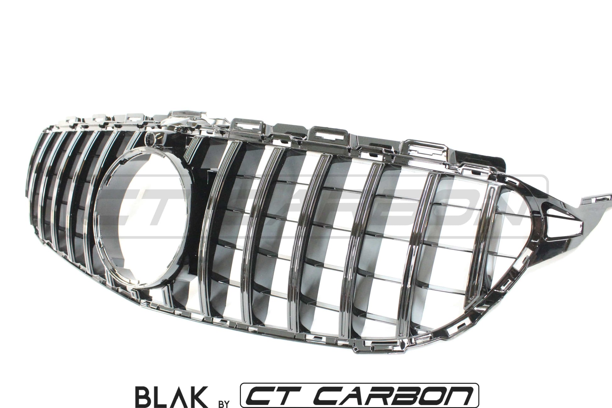 BLAK BY CT GRILLE MERCEDES W205 C CLASS 2014-2018 BLACK GRILLE (WITH CAMERA) - BLAK BY CT CARBON