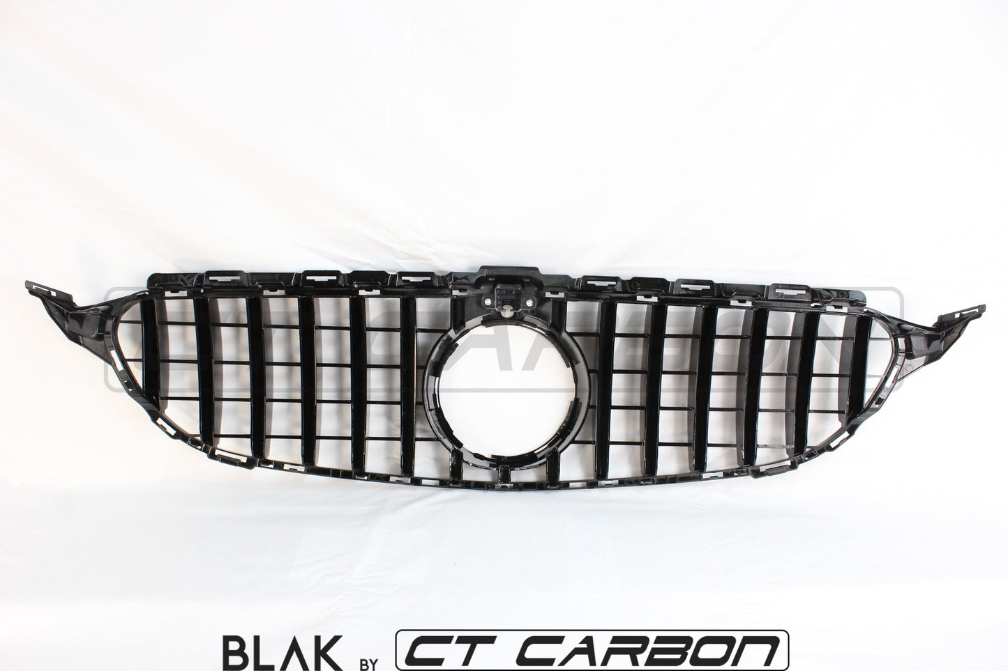 BLAK BY CT GRILLE MERCEDES W205 C CLASS 2014-2018 BLACK GRILLE (WITH CAMERA) - BLAK BY CT CARBON