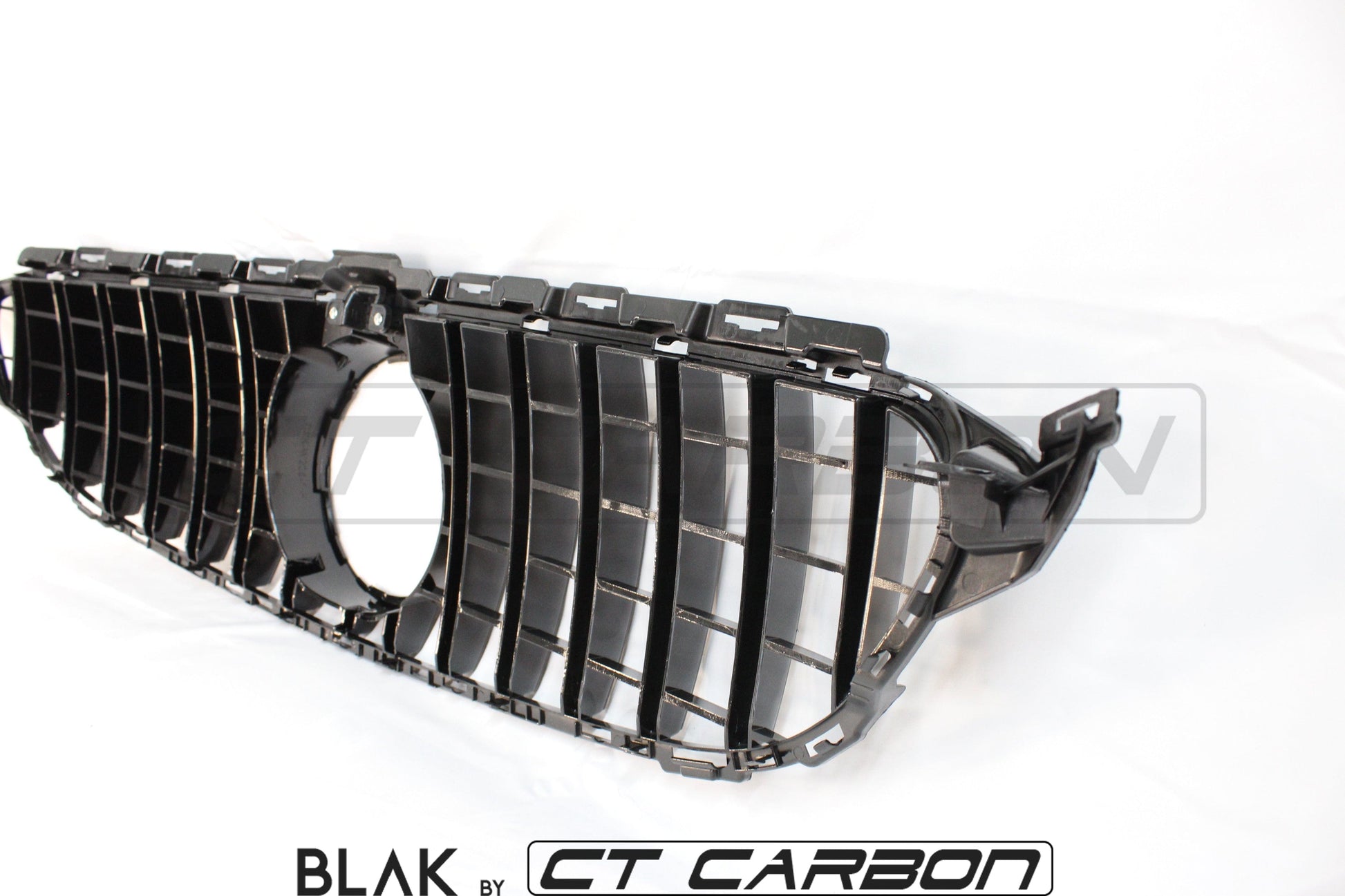 BLAK BY CT GRILLE MERCEDES W205 C CLASS 2014-2018 BLACK GRILLE (WITH CAMERA) - BLAK BY CT CARBON