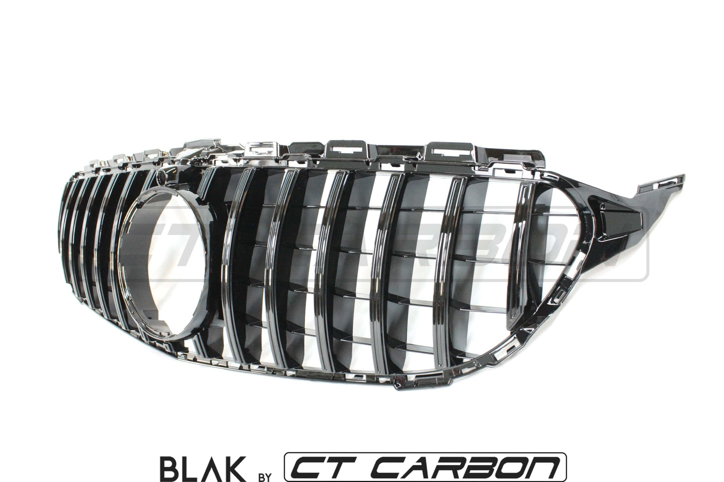 BLAK BY CT GRILLE MERCEDES W205 C CLASS 2014-2018 BLACK GRILLE (WITH CAMERA) - BLAK BY CT CARBON