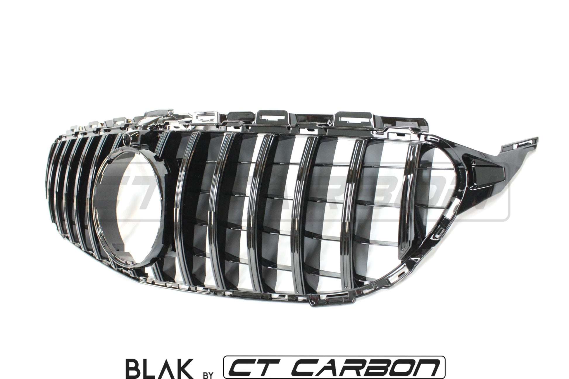 BLAK BY CT GRILLE MERCEDES W205 C CLASS 2014-2018 BLACK GRILLE (WITH CAMERA) - BLAK BY CT CARBON