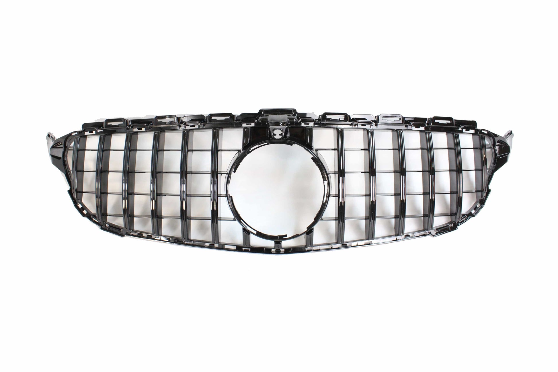 BLAK BY CT GRILLE MERCEDES W205 C CLASS 2014-2018 BLACK GRILLE (WITH CAMERA) - BLAK BY CT CARBON