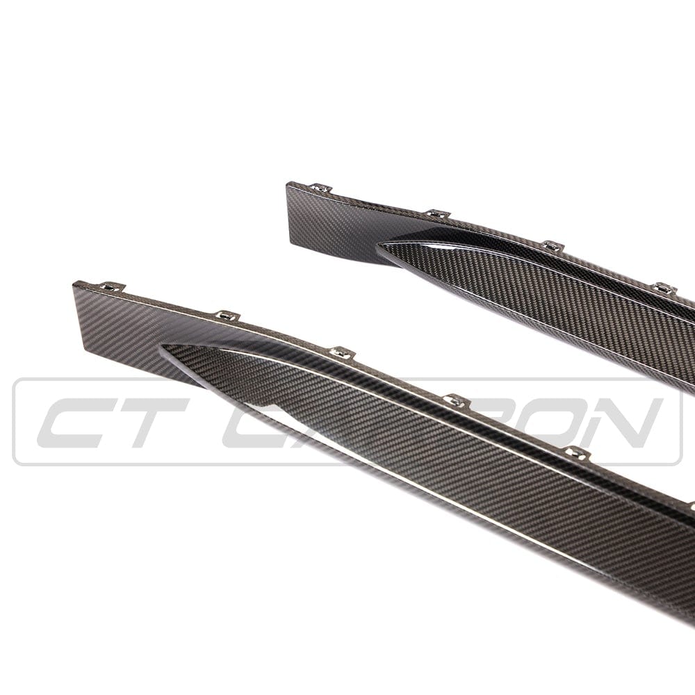 CT CARBON SIDE SKIRTS BMW M3 G80/G81 CARBON FIBRE SIDE SKIRT REPLACEMENT & EXTENSION - CT DESIGN