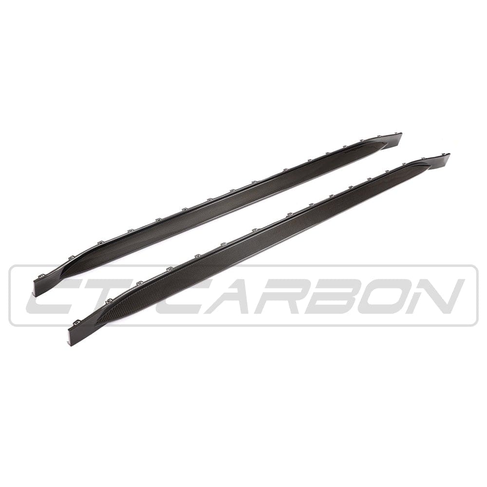 CT CARBON SIDE SKIRTS BMW M3 G80/G81 CARBON FIBRE SIDE SKIRT REPLACEMENT & EXTENSION - CT DESIGN
