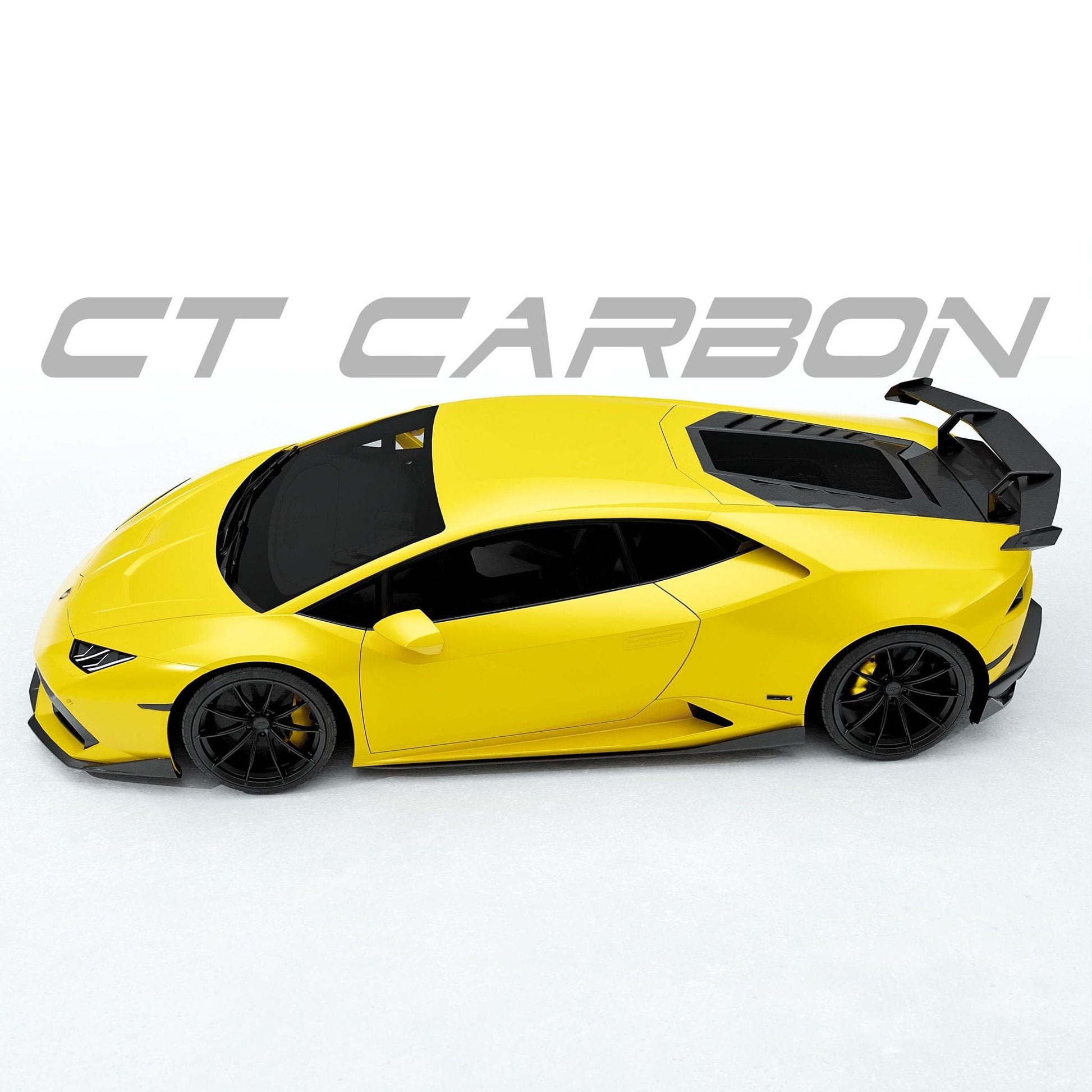 CT CARBON Splitter LAMBORGHINI HURACAN LP-610 CARBON FIBRE FULL KIT - CT DESIGN