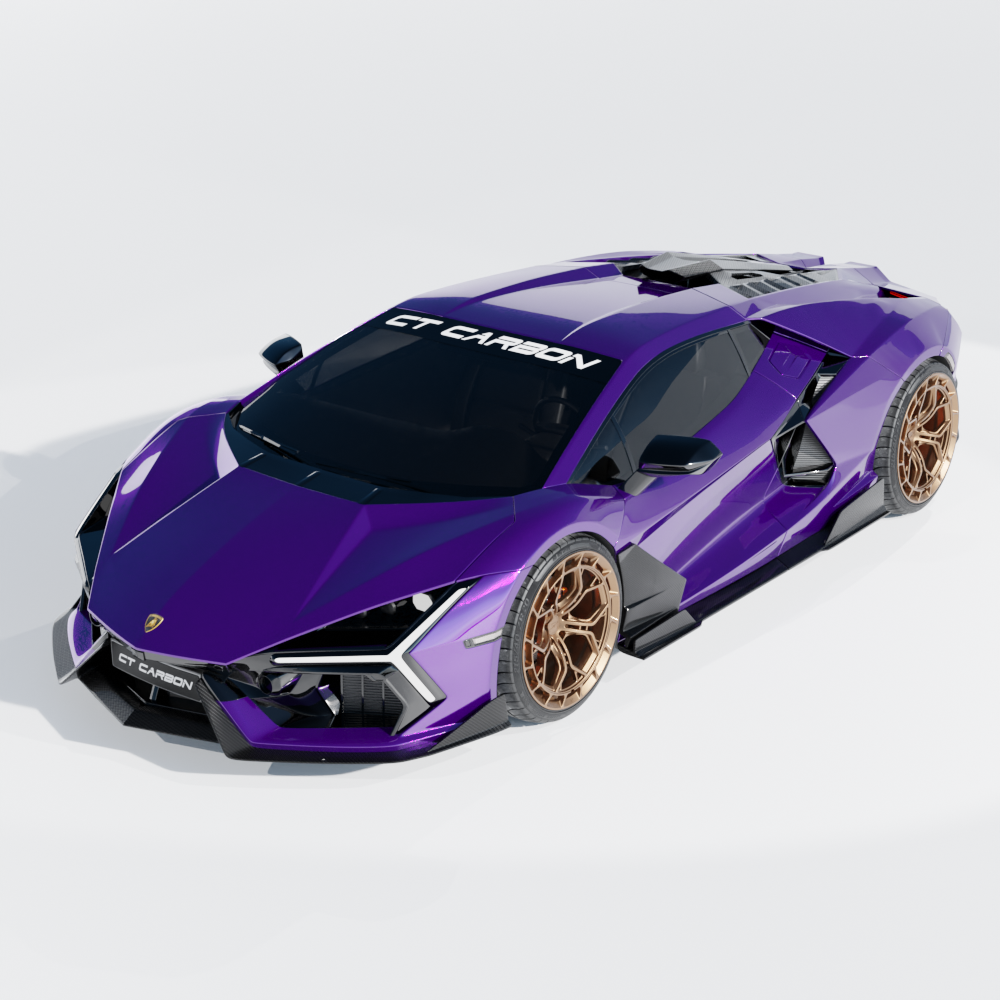 Añadido delantero en carbono para Lamborghini Revuelto - CT Design