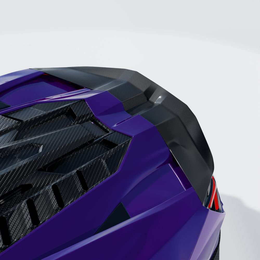 Aleron en carbono para Lamborghini Revuelto - CT Design