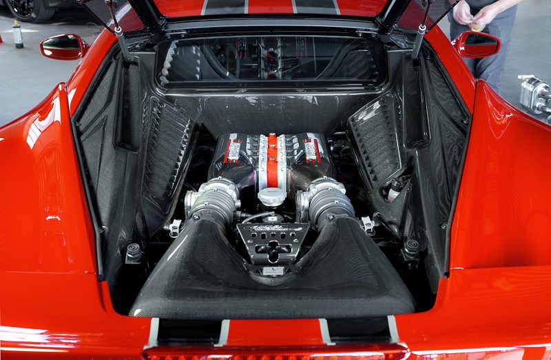 Programa Capristo en carbono para Ferrari 458 Italia