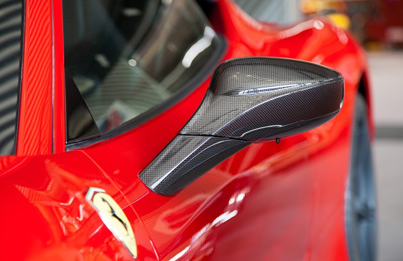 Programa Capristo en carbono para Ferrari 458 Italia