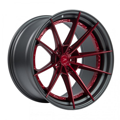 ZP.MODULAR I en rojo sangre y aro gunmetal mate | Para BMW - Importworks SP