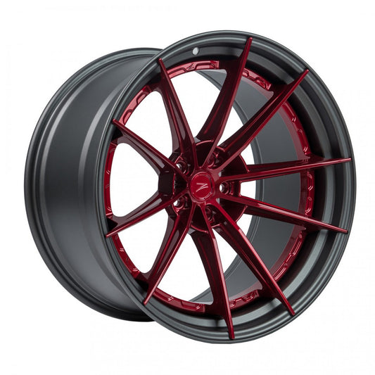 ZP.MODULAR I en rojo sangre y aro gunmetal mate | Para BMW - Importworks SP