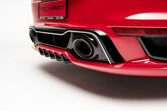Difusor trasero Techart para Porsche 992 Turbo / Turbo S (992.1)