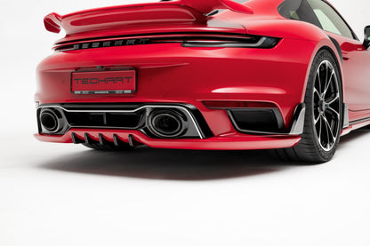 Difusor trasero Techart para Porsche 992 Turbo / Turbo S (992.1)