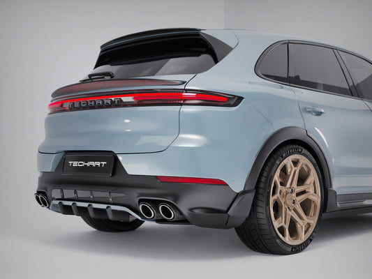 Alerones traseros de parachoques Techart para Porsche Cayenne E3.2w