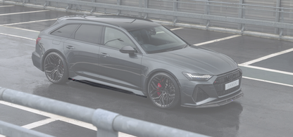 Añadido de talonera en carbono Urban para Audi C8 RS6 / RS7 - con logotipo - Importworks SP