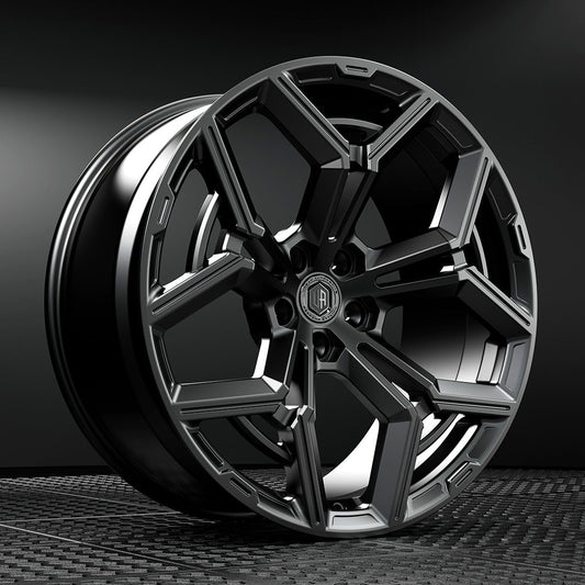 Llanta Urban Automotive 22" WX2-R - Negro satinado - delantera (L663) - Importworks SP