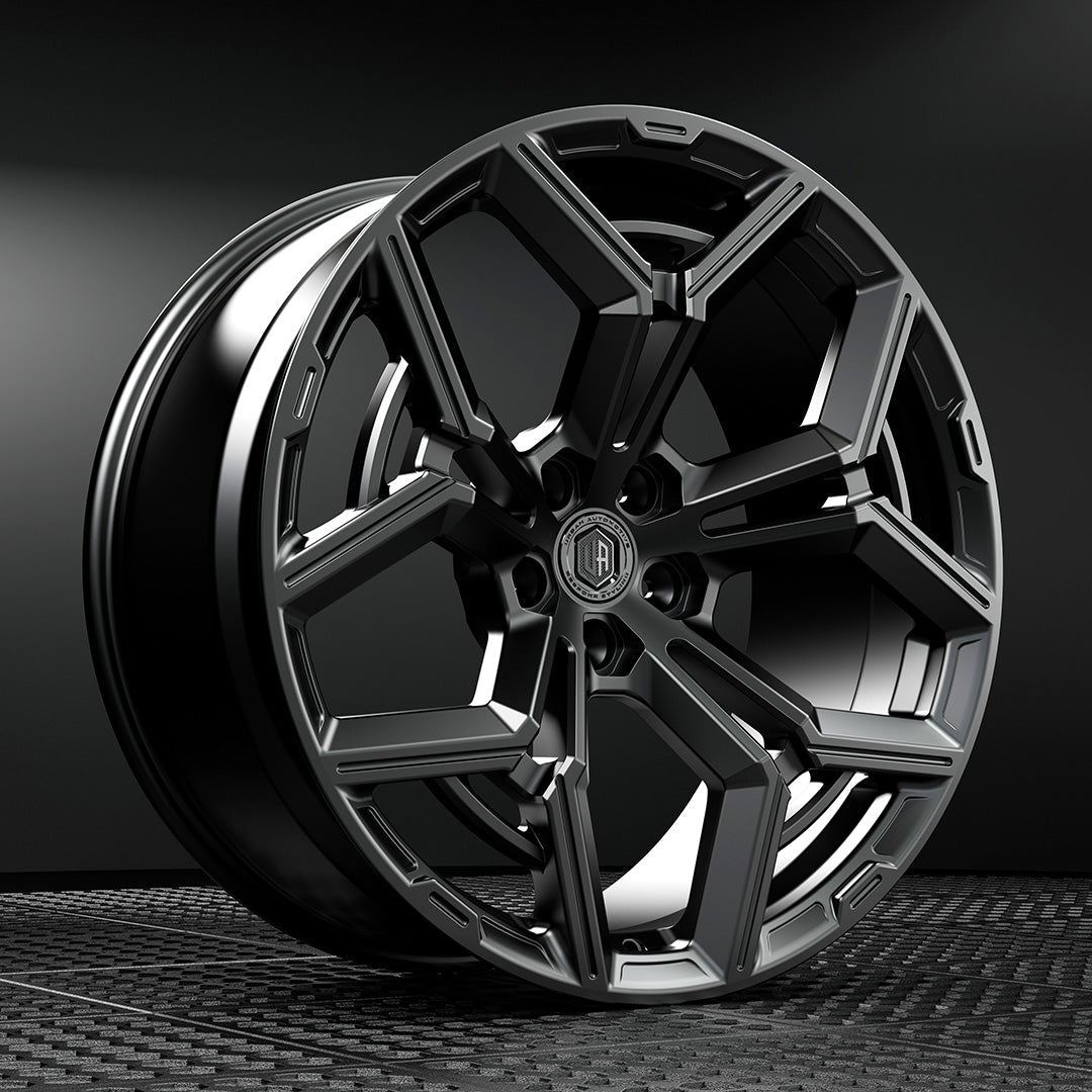 Llanta Urban Automotive 22" WX2-R - 5x120 - negro satinado - trasera (L663) - Importworks SP