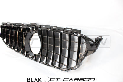 BLAK BY CT GRILLE MERCEDES W205 C CLASS 2014-2018 BLACK GRILLE (WITH CAMERA) - BLAK BY CT CARBON