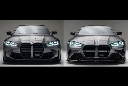 Paragolpes & añadido delanteros ADRO para BMW M3/M4 G8X