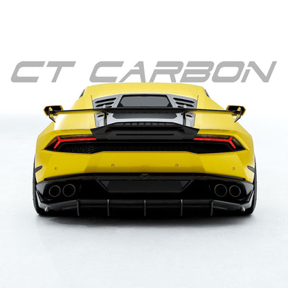 CT CARBON Splitter LAMBORGHINI HURACAN LP-610 & EVO CARBON FIBRE SPOILER/WING - CT DESIGN