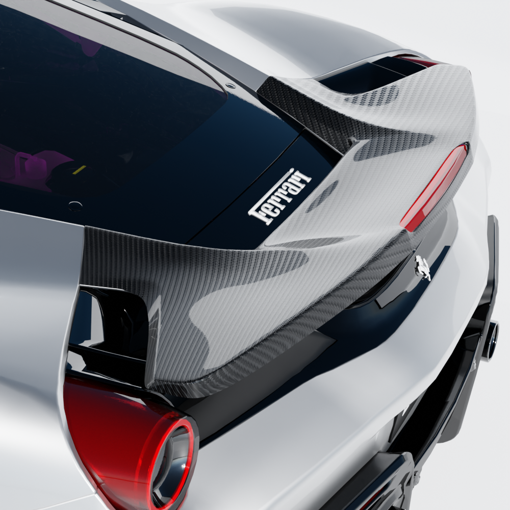 Kit de carbono para FERRARI 488 PISTA - CT DESIGN
