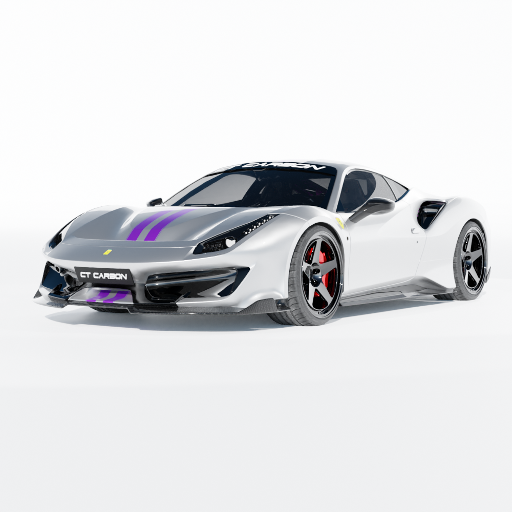 Kit de carbono para FERRARI 488 PISTA - CT DESIGN