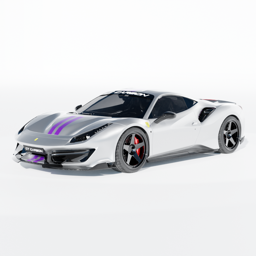 Kit de carbono para FERRARI 488 PISTA - CT DESIGN