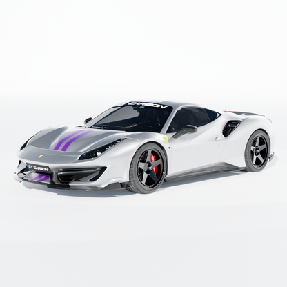 Kit de carbono para FERRARI 488 PISTA - CT DESIGN