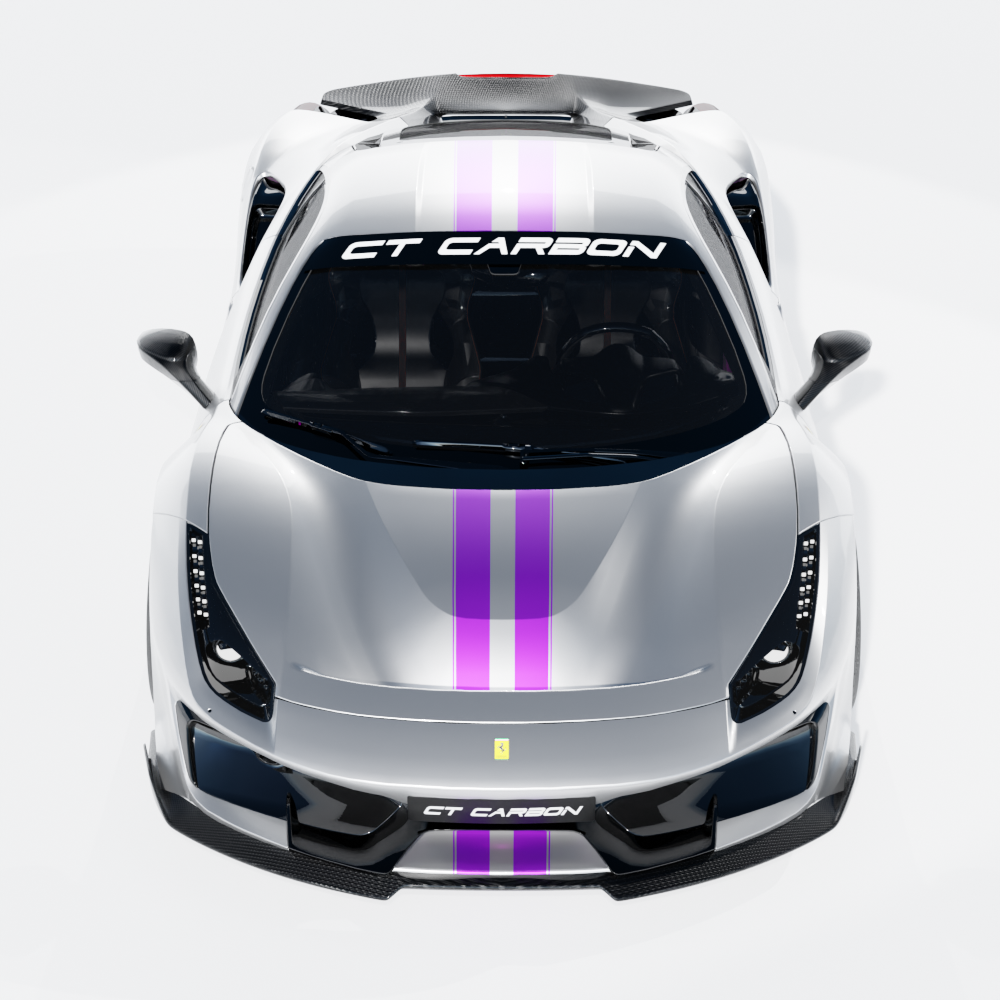 Kit de carbono para FERRARI 488 PISTA - CT DESIGN