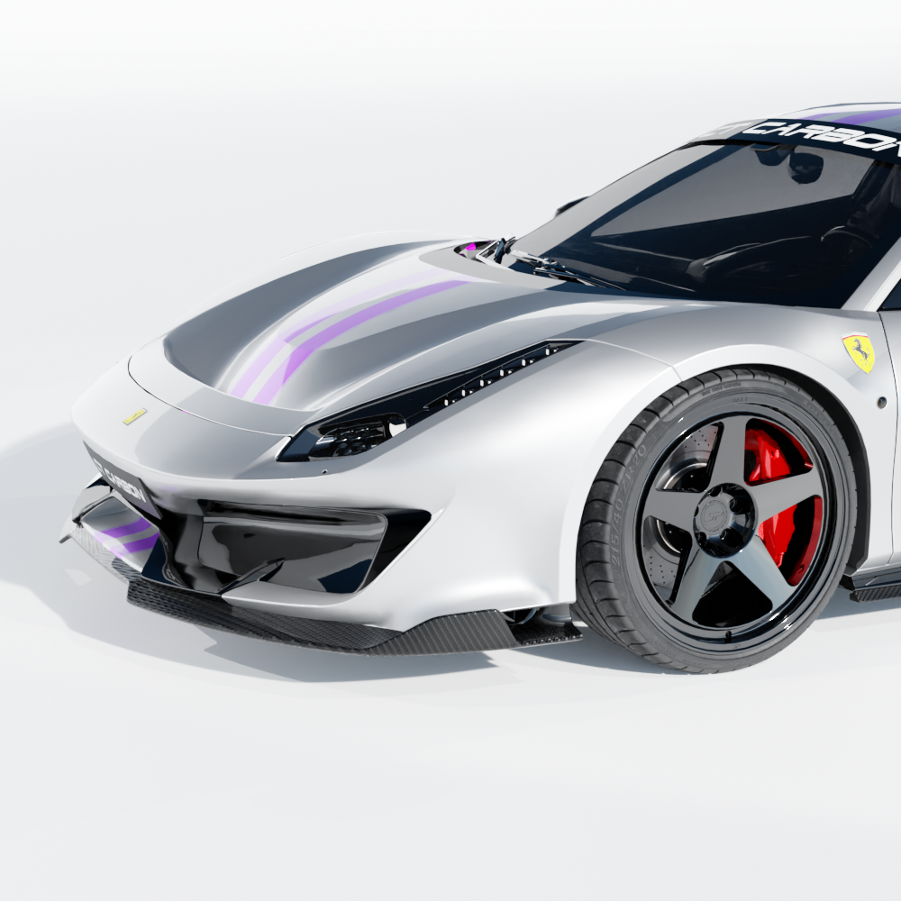 Kit de carbono para FERRARI 488 PISTA - CT DESIGN