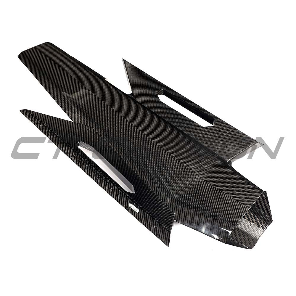 Tapa del motor y toma de aire de techo en carbono para Lamborghini REVUELTO - CT Design