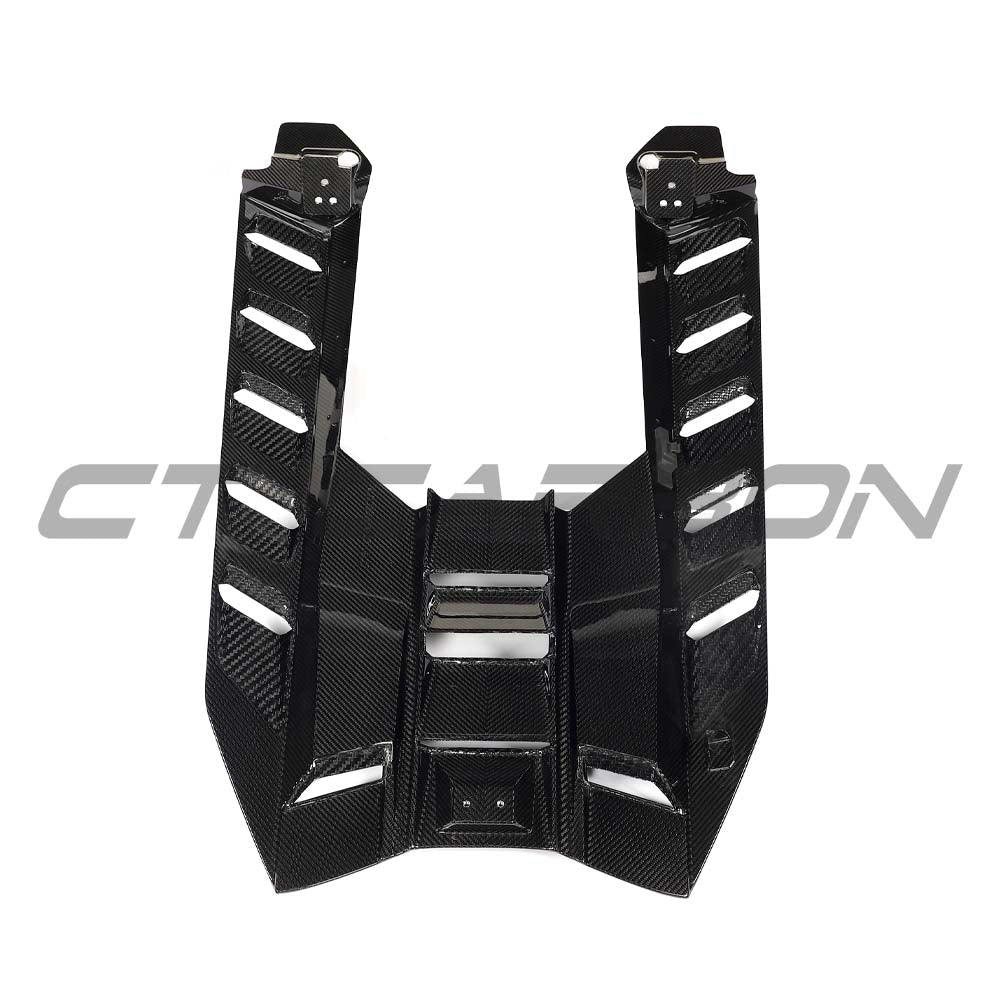 Tapa del motor y toma de aire de techo en carbono para Lamborghini REVUELTO - CT Design